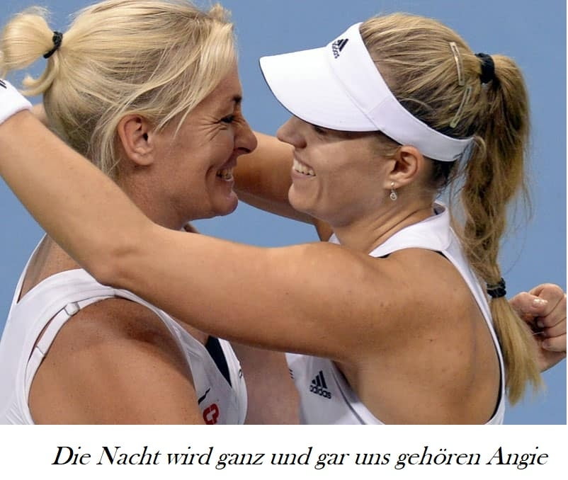 Angie, Andrea und Sabine - deutsche Tenniscaptions #91546746