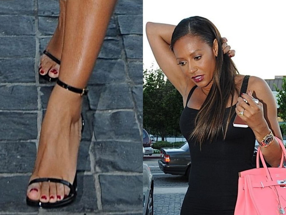 Melanie Brown&#039;s sexy Legs feet and high heels #99447444