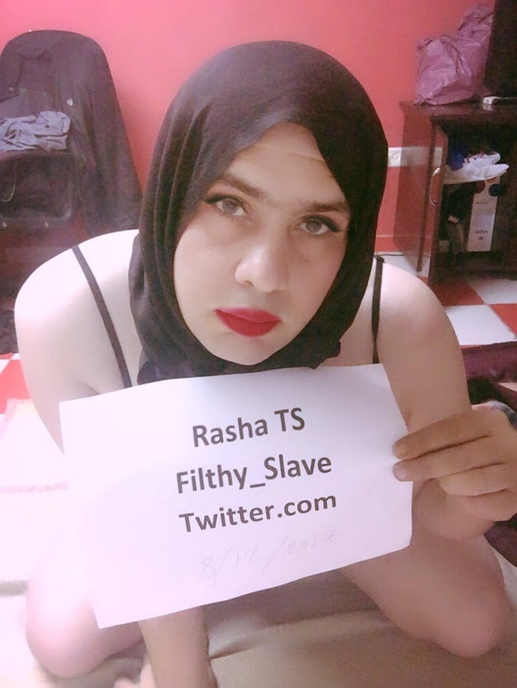 sissy slut rasha in black dress showng for big cocks #106787816