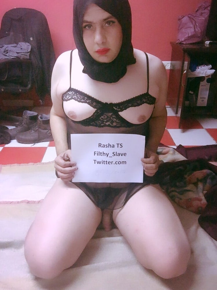 sissy slut rasha in black dress showng for big cocks #106787819