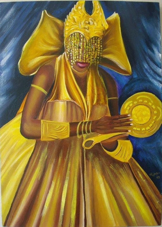 Oshun, Oxum, orisha of beauty and rivers #99258207