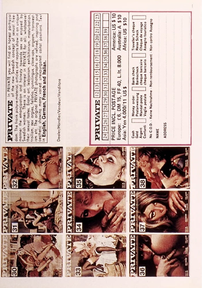 Vintage Retro Porno - Private Magazine - 041 #92052113