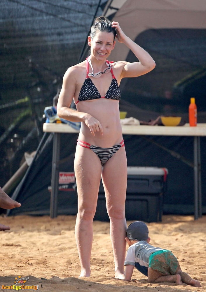 Evangeline lilly bikini-mix
 #90986075