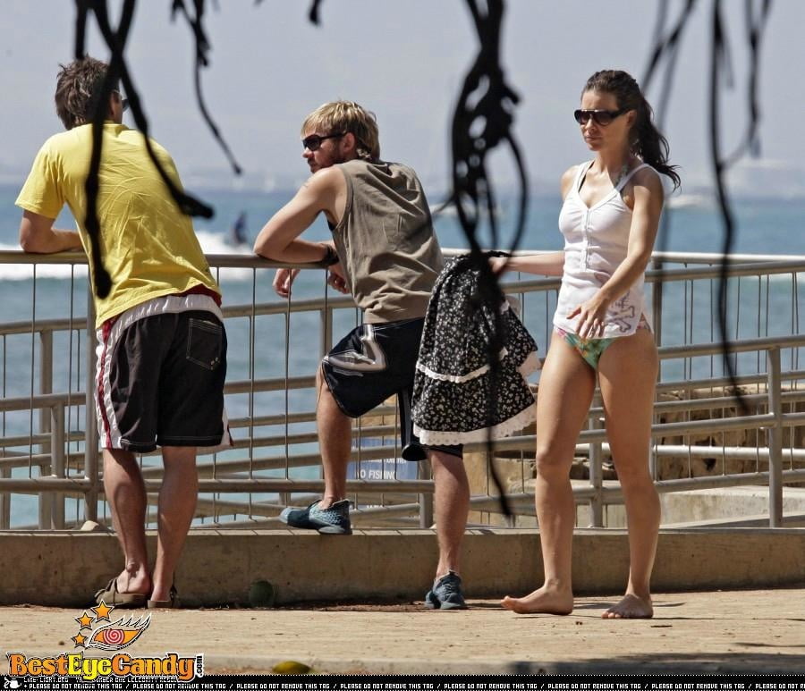 Evangeline Lilly bikini-mix #90986325