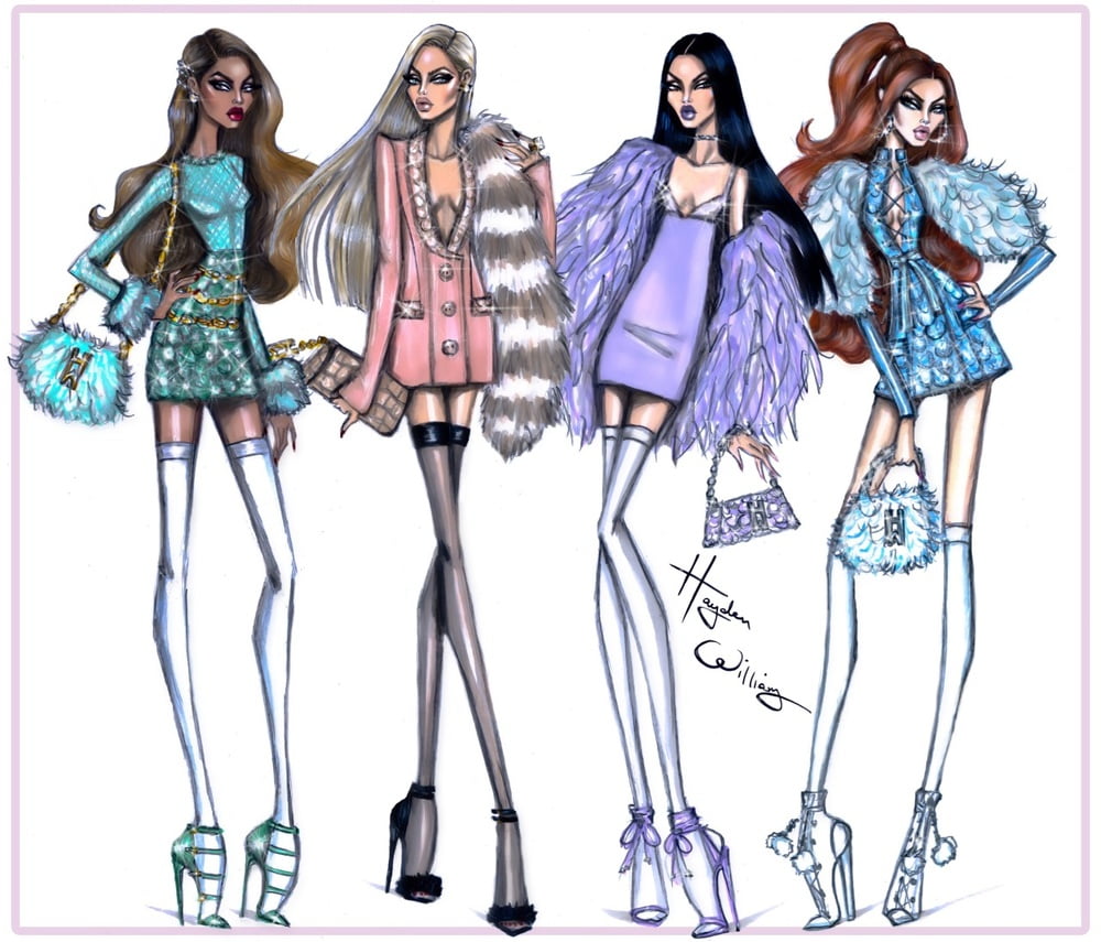 Glamour Fashion Illustrations #99742012