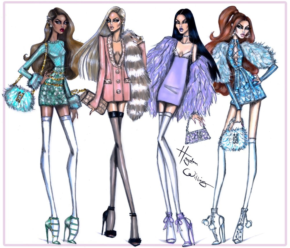 Illustrations de mode glamour
 #99742012