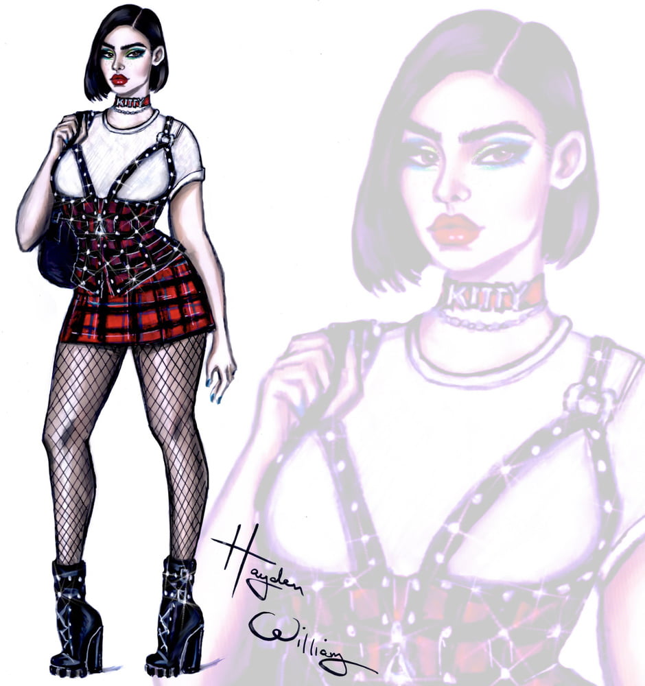 Glamour Fashion Illustrations #99742078