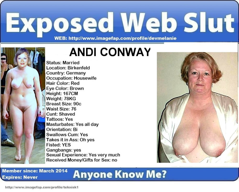 ANDI CONWAY - SLUT POSTERS #104201916