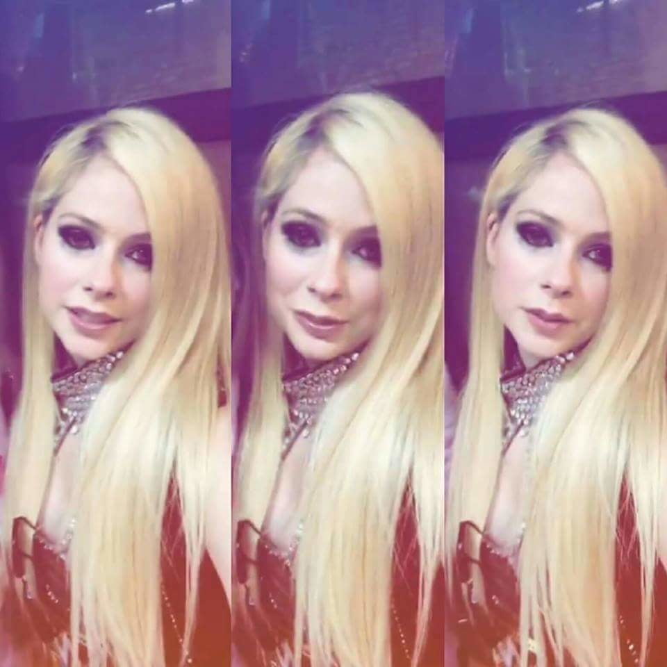 Avril Lavigne sexy real and fake #94790316