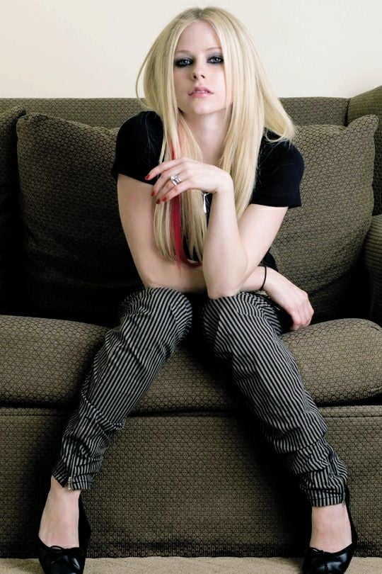 Avril Lavigne sexy real and fake #94790365