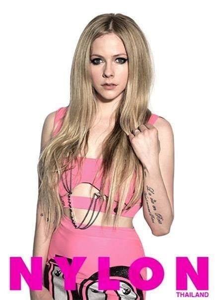 Avril Lavigne sexy real and fake #94790567