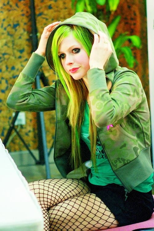 Avril Lavigne sexy real and fake #94790706