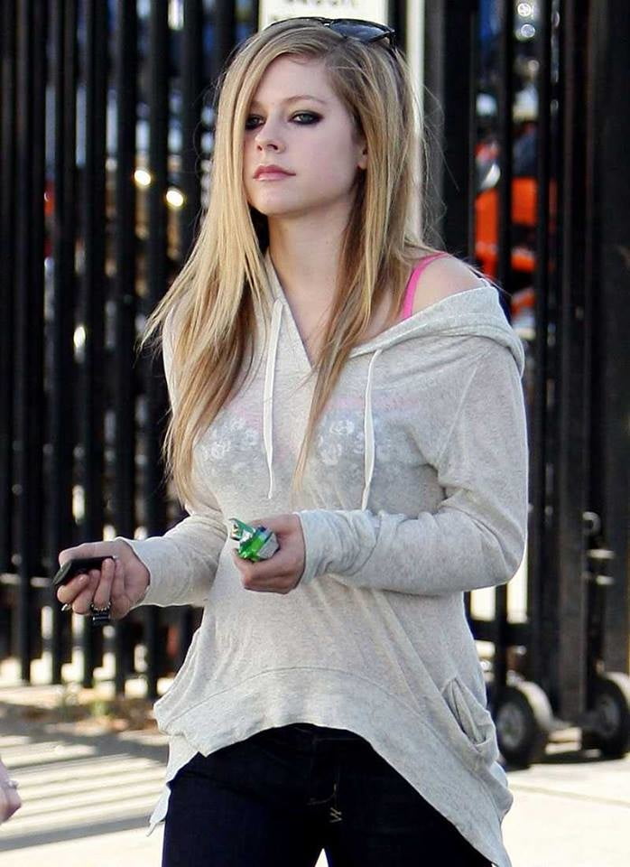 Avril Lavigne sexy real and fake #94790876