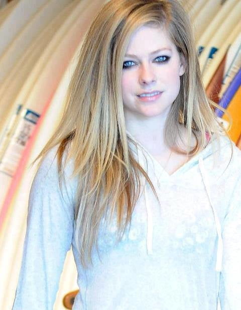 Avril Lavigne sexy real and fake #94790890