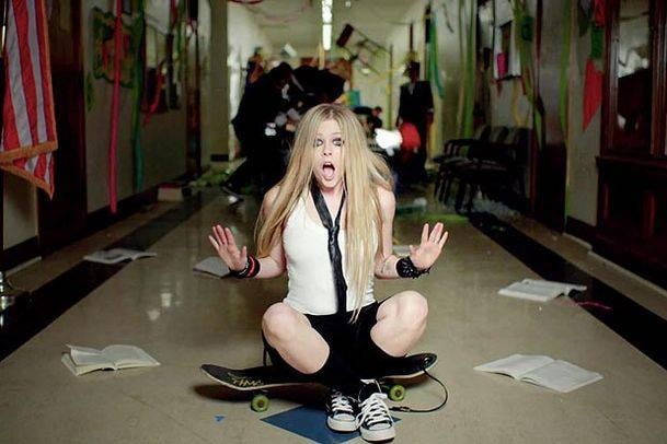 Avril Lavigne sexy real and fake #94790900