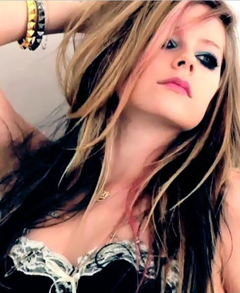 Avril Lavigne sexy real and fake #94790999