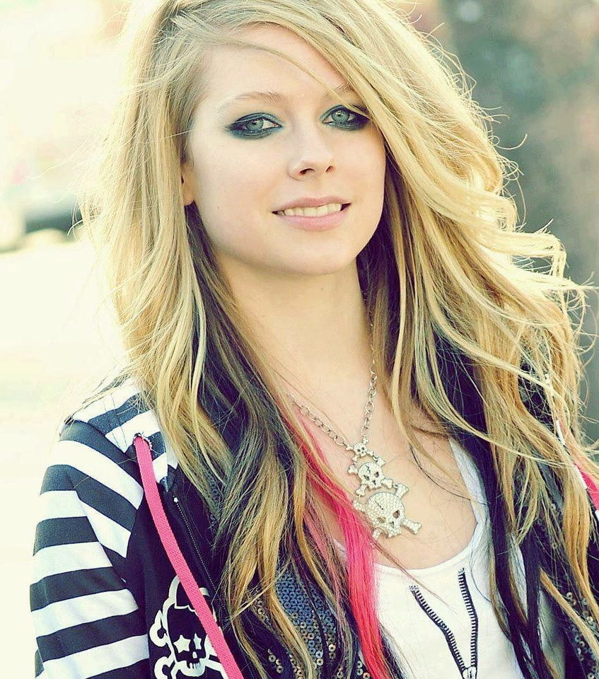 Avril Lavigne sexy real and fake #94791011