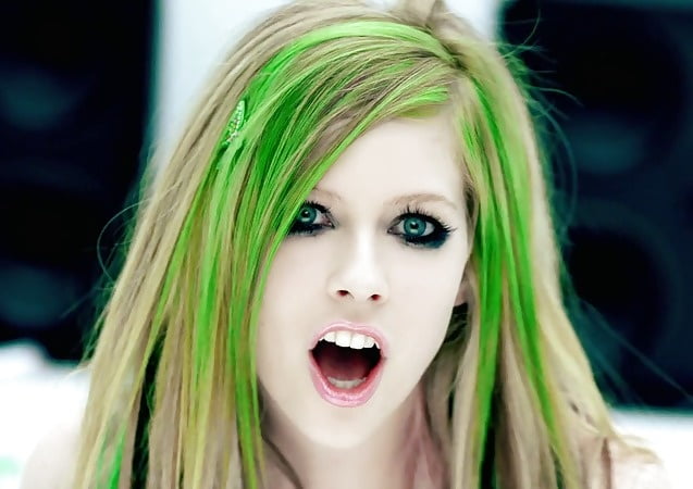 Avril Lavigne sexy real and fake #94791368