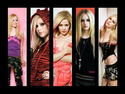 Avril Lavigne sexy real and fake #94791573