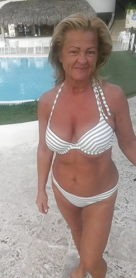 Sexy grandma in bikini 1 #88603319