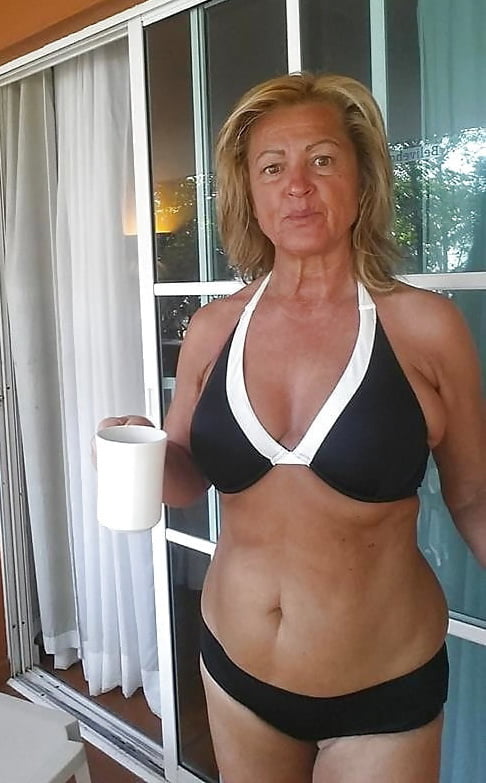 Sexy grandma in bikini 1 #88603348