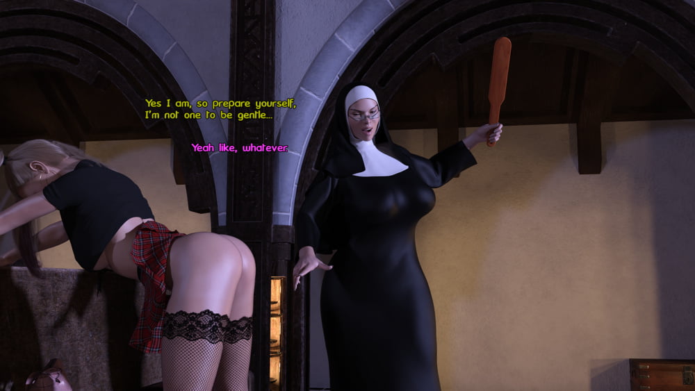 3D Futanari Good manners Comic #89226879