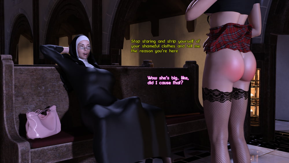 3D Futanari Good manners Comic #89226940