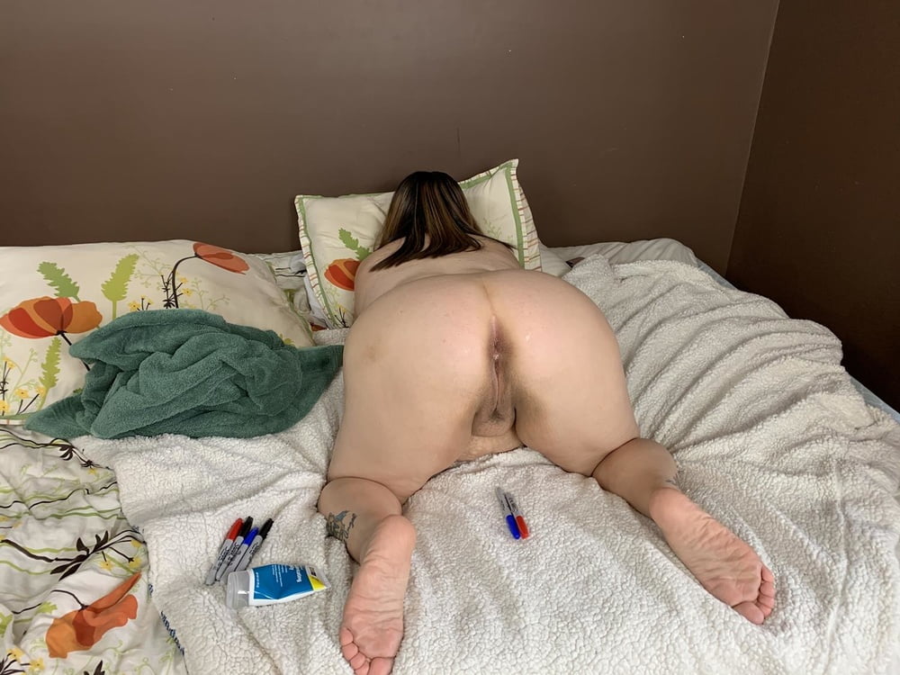 Sexy BBW Sharpies in Her Asshole #106742362