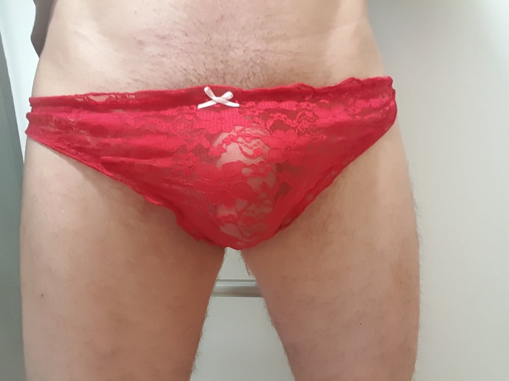 Me in playing with wife&#039;s panties #106934487