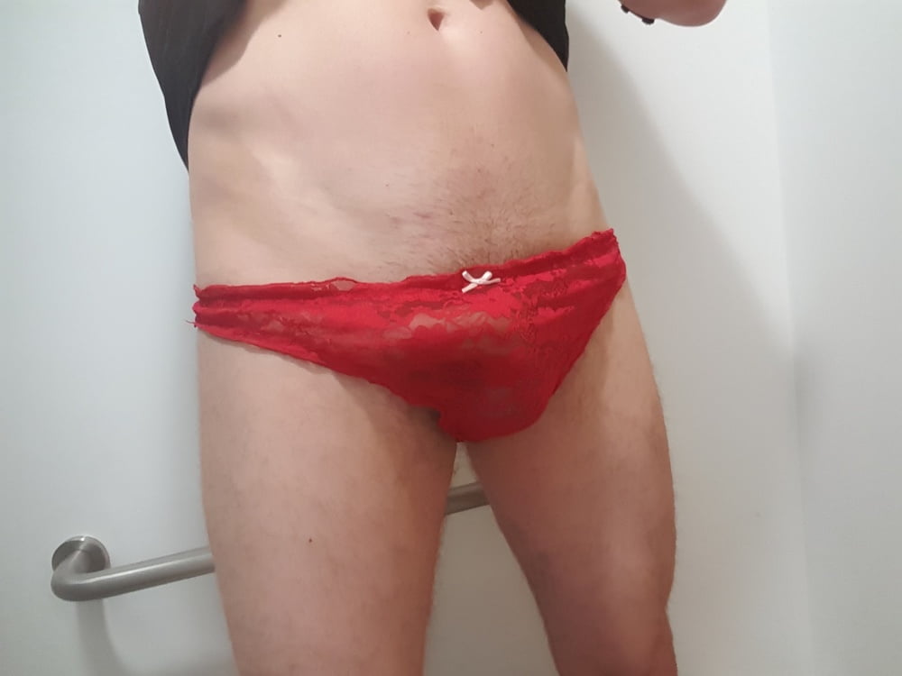 Me in playing with wife&#039;s panties #106934489