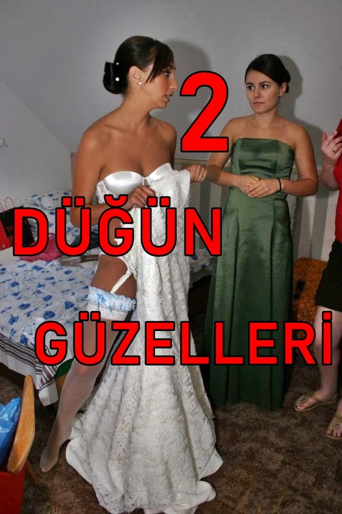 Dugun guzelleri wedding dress naylon socks evli fetish turk #94772474