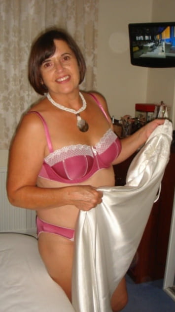 My 3rd selection of grannies &amp; matures in pink lingerie #103720693