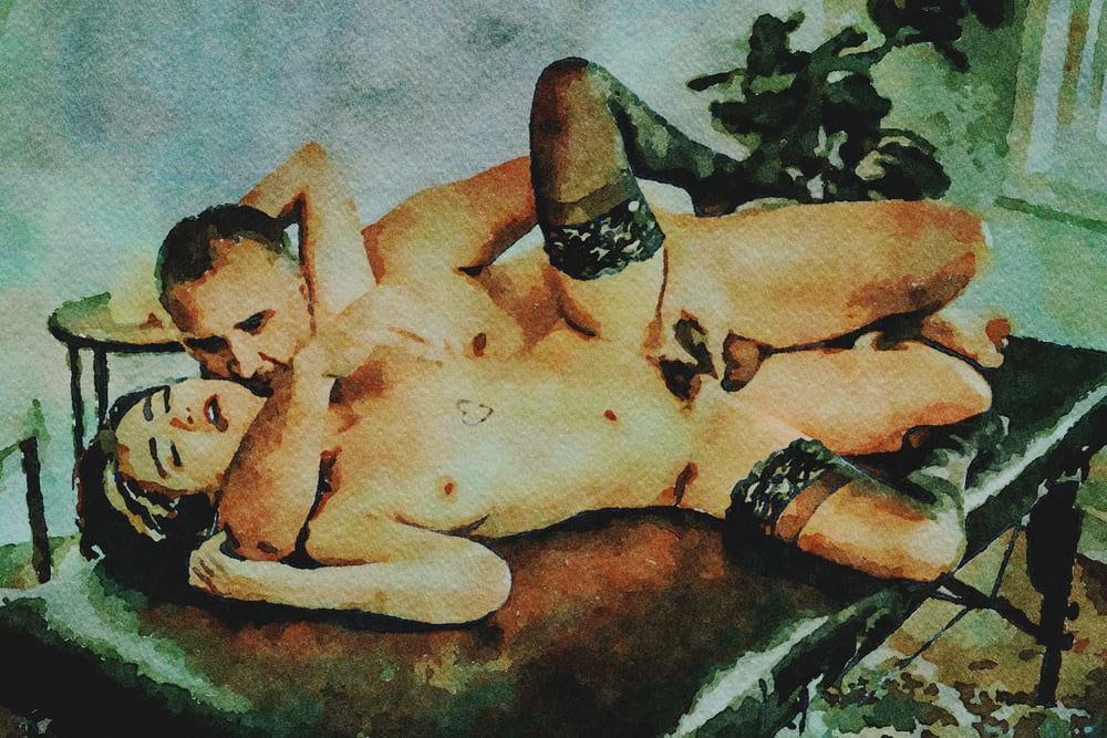 Erotic Digital Watercolor 26 #104508675