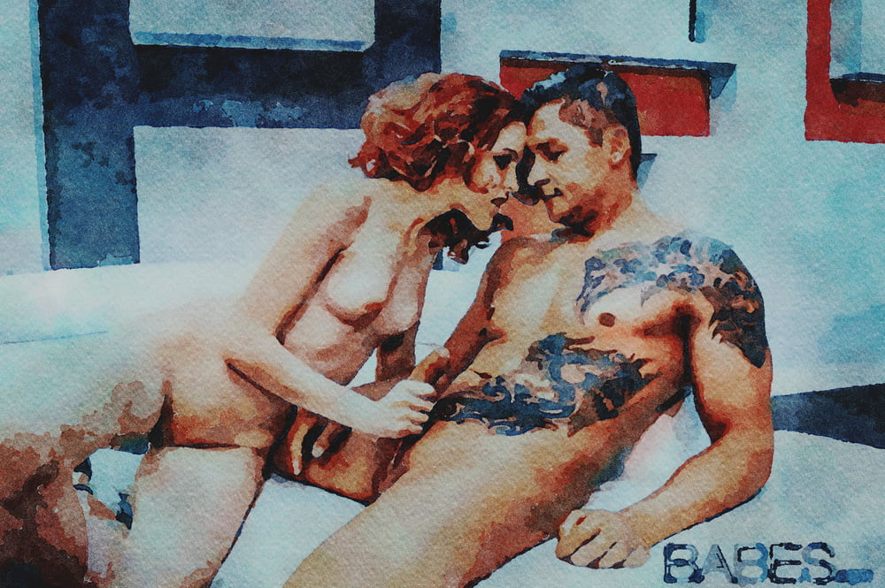 Erotic Digital Watercolor 26 #104508883