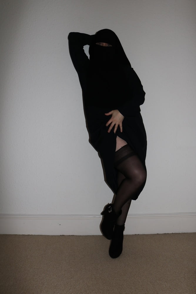 Burqa Niqab Stockings and Suspenders #106623923
