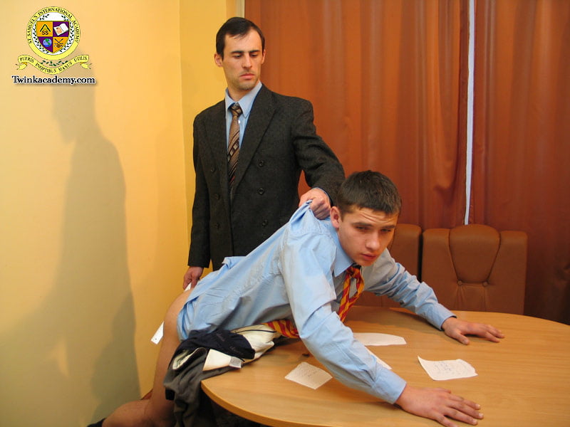 Marty gets spanked in detention by the headmaster #106818938
