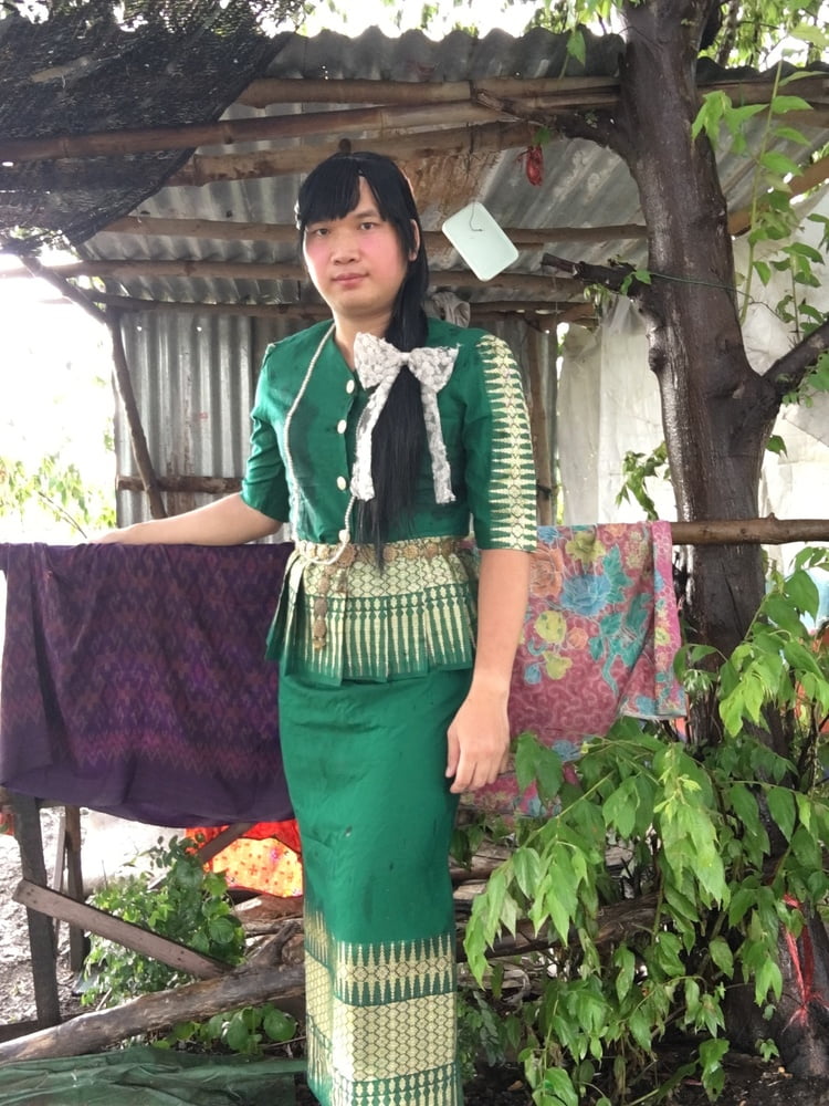 Thai dress green EP.1 #106848150