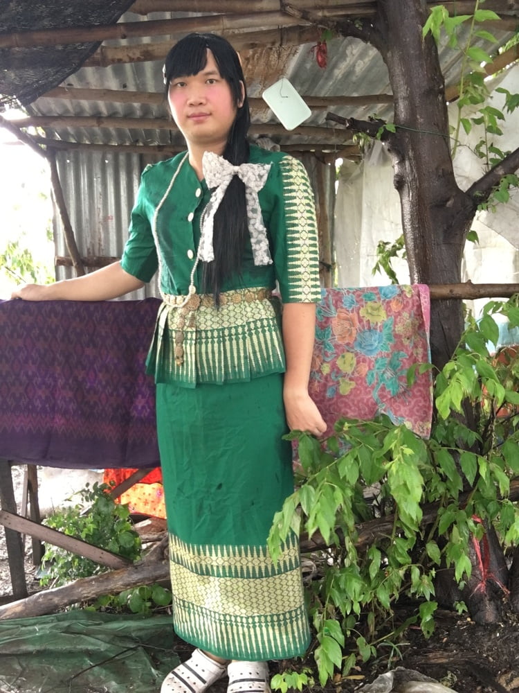 Thai dress green EP.1 #106848152