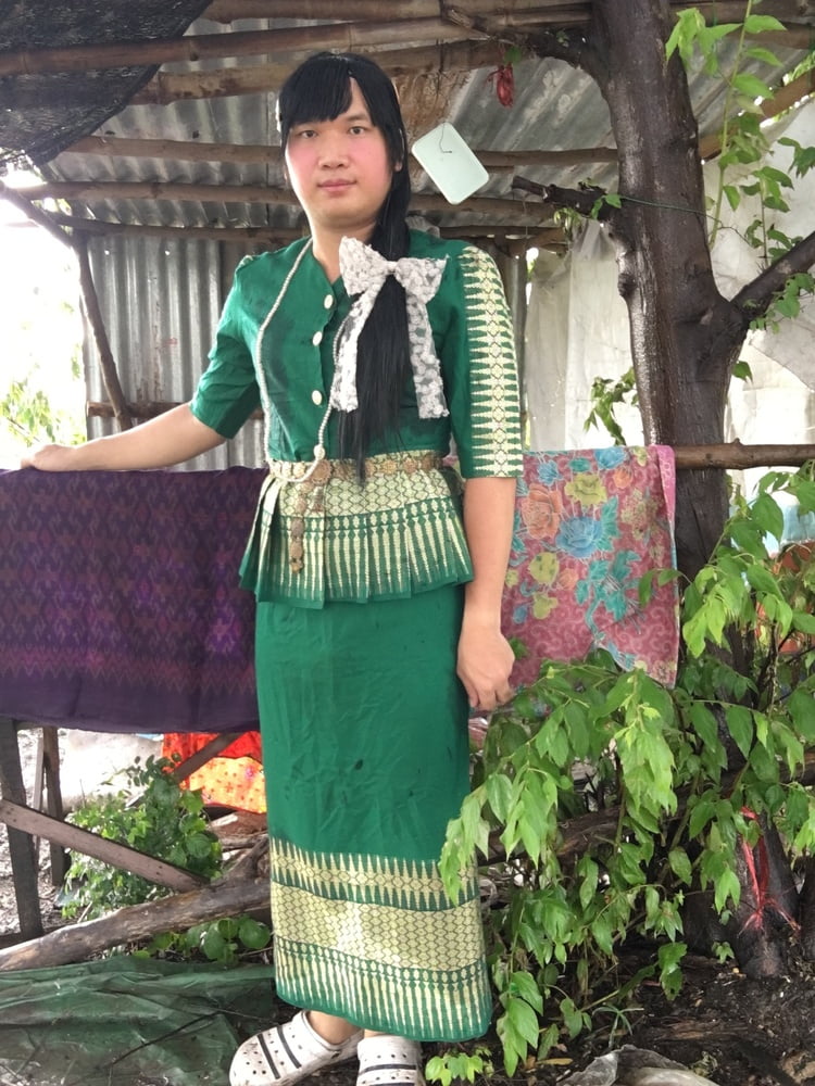 Thai dress green EP.1 #106848153