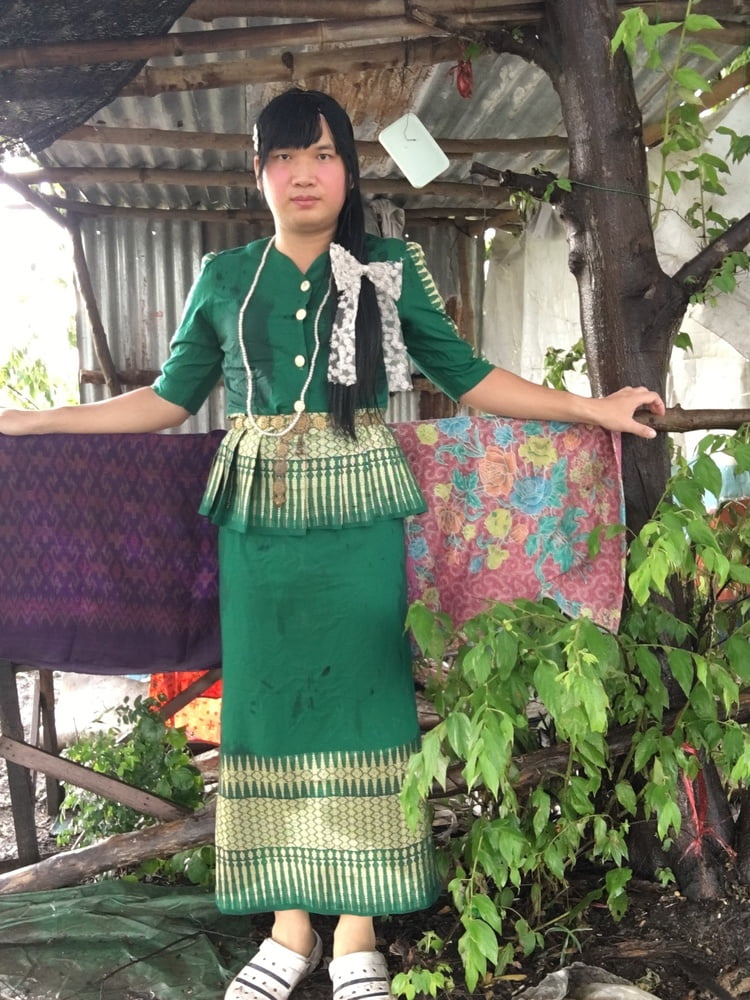 Thai dress green EP.1 #106848155