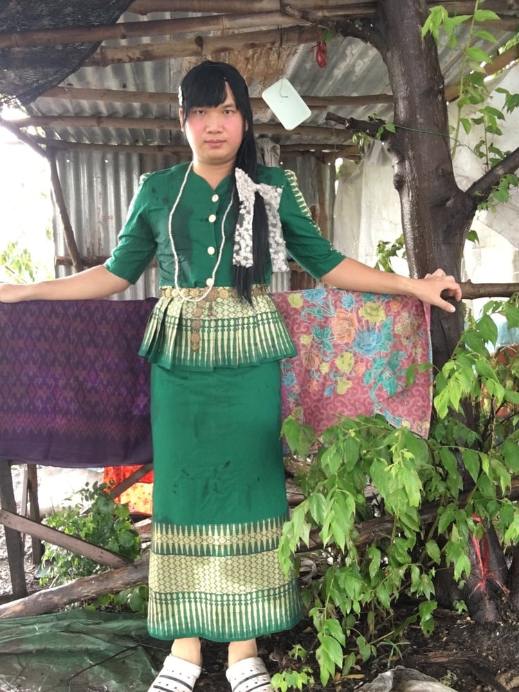 Thai dress green EP.1 #106848156