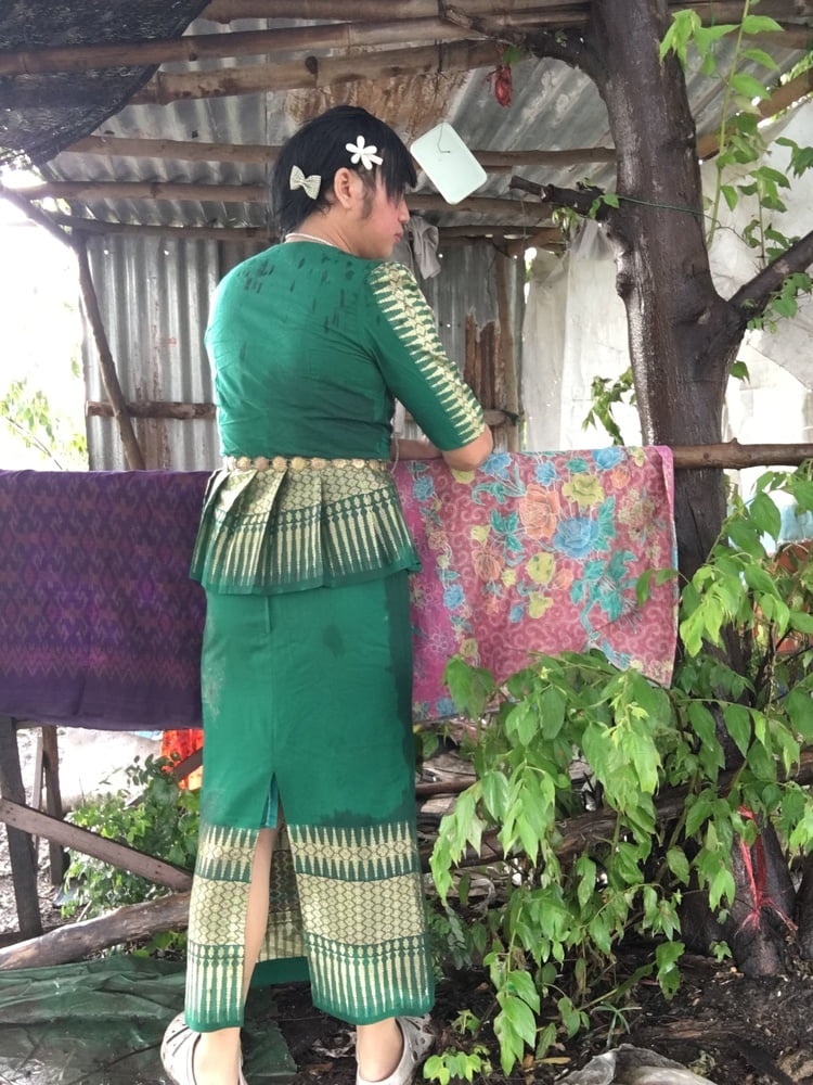 Thai dress green EP.1 #106848160