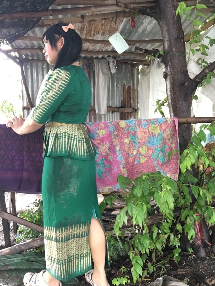Thai dress green EP.1 #106848163
