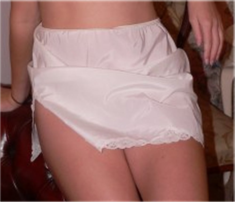 Silky Lingerie Panties Bras Silky Half Slips Lacy Full Slips #103119622