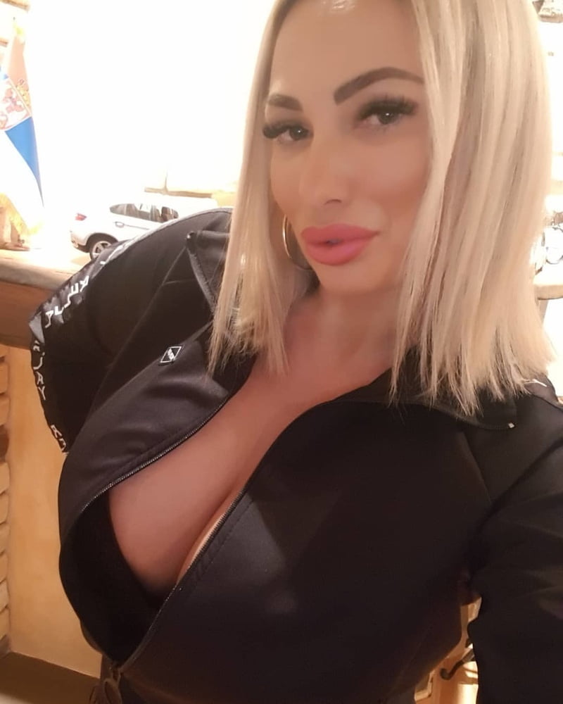 Serbian hot slut blonde girl big tits Sandra Kacanski #80623216