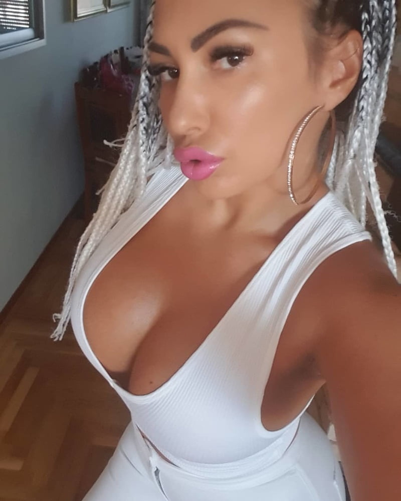 Serbian hot slut blonde girl big tits Sandra Kacanski #80623328
