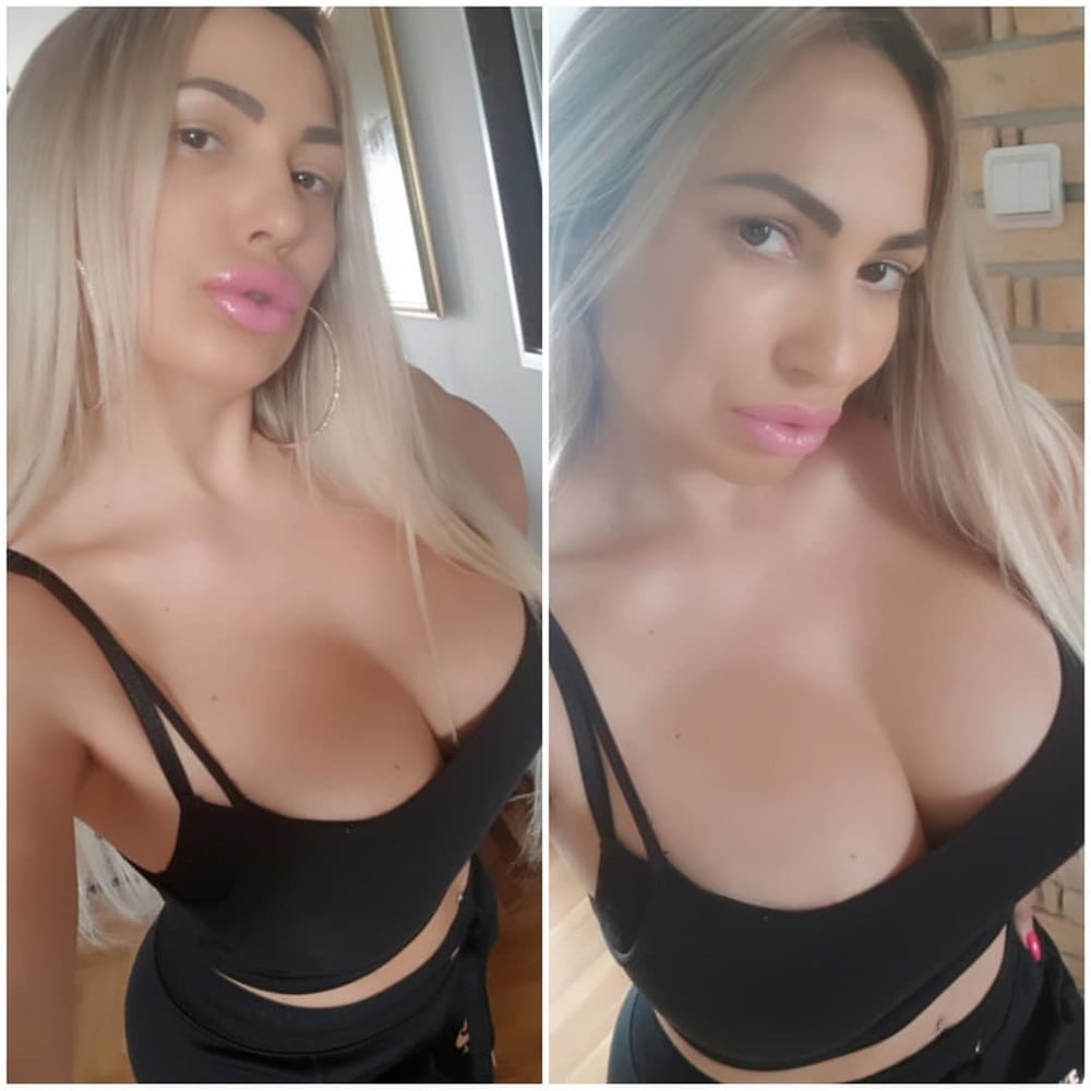 Serbian hot slut blonde girl big tits Sandra Kacanski #80623357