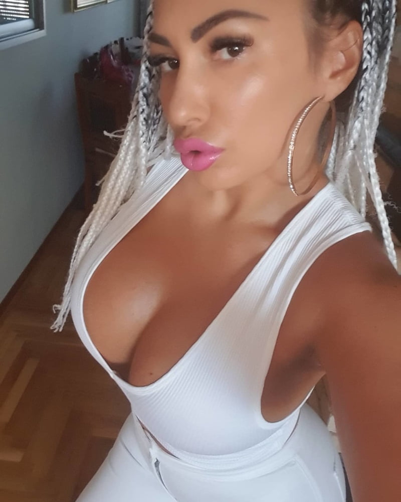 Serbian hot slut blonde girl big tits Sandra Kacanski #80623360