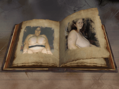 Bacon perra maya atrapado en un libro
 #106521264