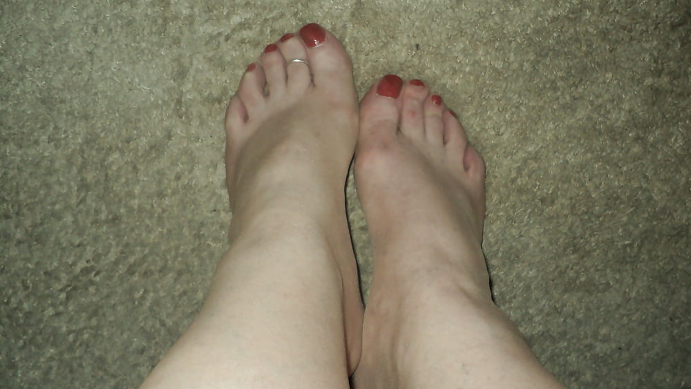 fake foot tattoo nylons heels barefoot  in heels #107130866